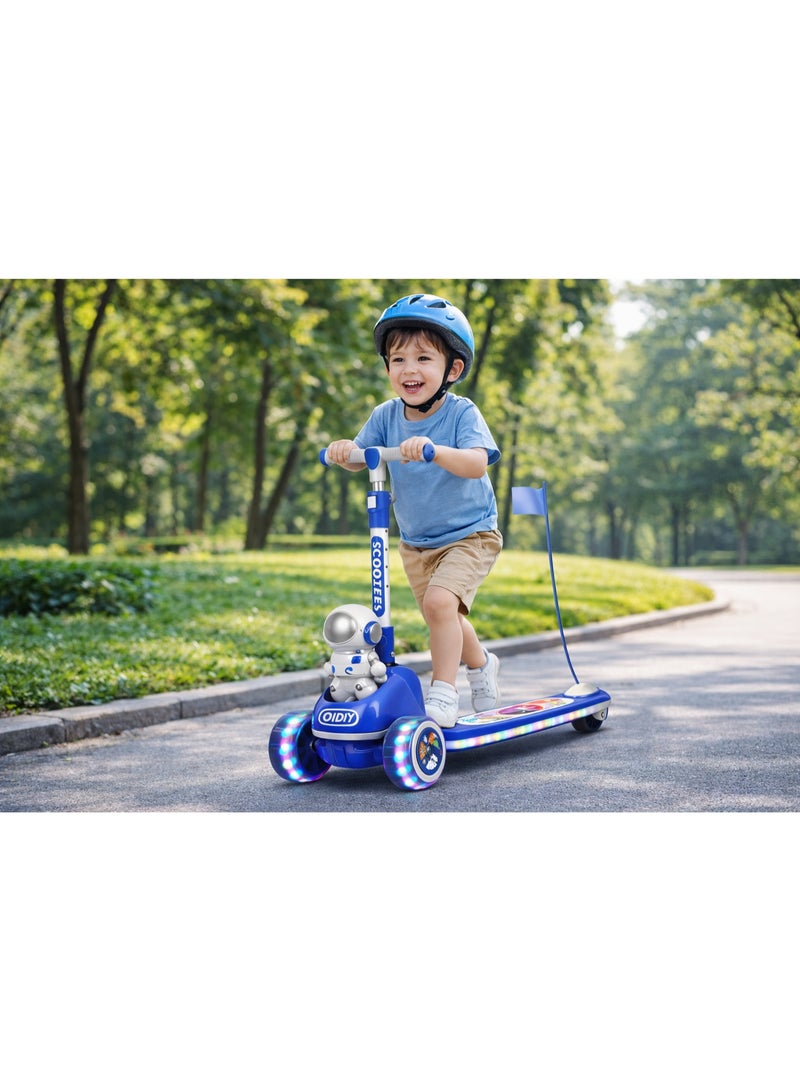 Kids Adjustable Scooter with LED Wheels, Height Adjustable 65–85 cm, 3-Wheel Stable Design, for Children Ages 2–8 Years - Image 2